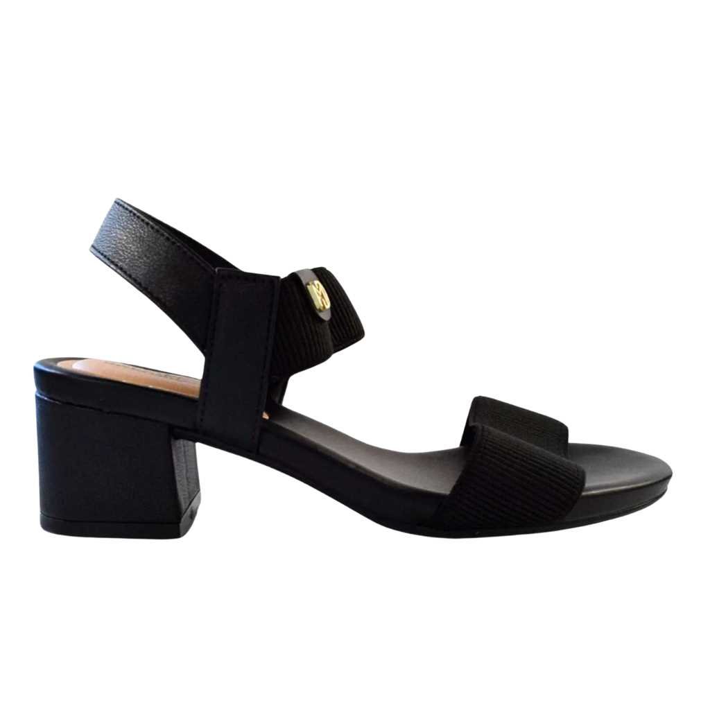 Sandália Modare Salto Bloco Calce Facil Elástico 7187.100 Preto 3