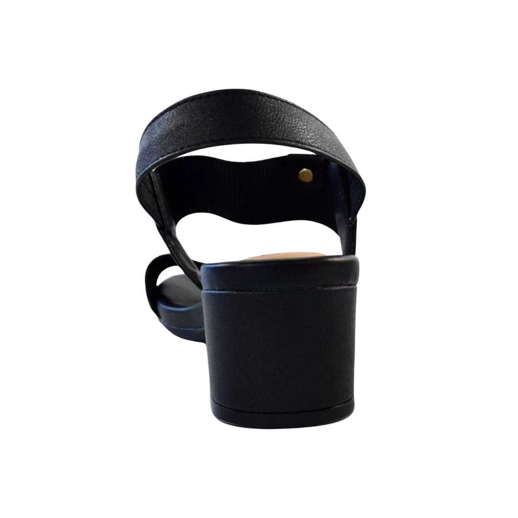 Sandália Modare Salto Bloco Calce Facil Elástico 7187.100 Preto 5