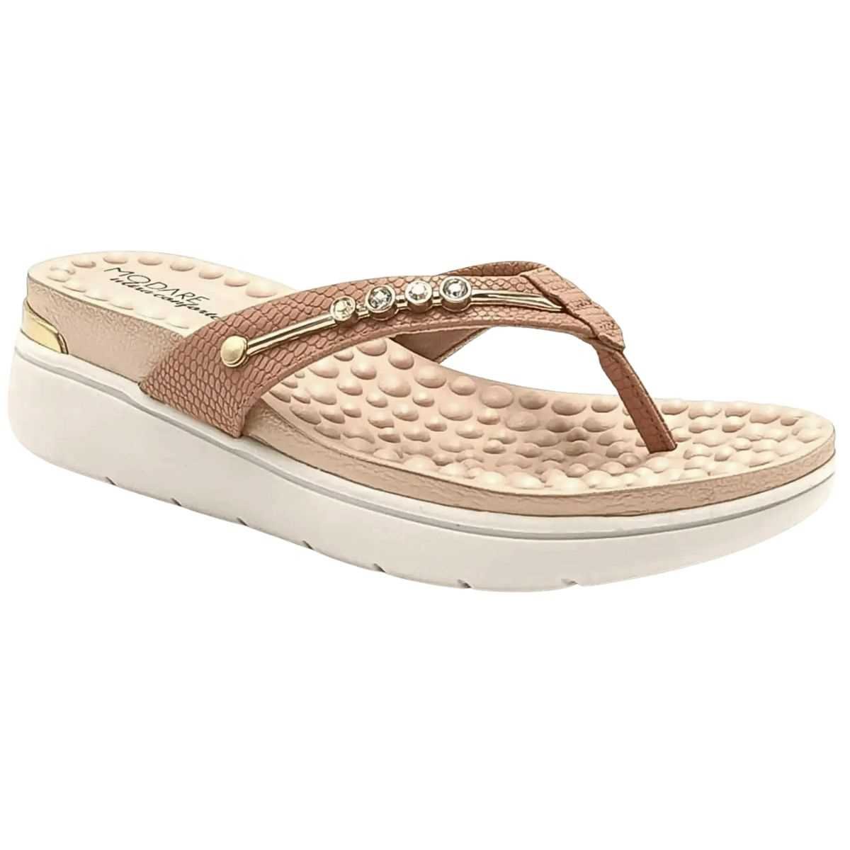 Tamanco Feminino Modare Sandália Ultra Leve Confy 7151.115 Marrom 3