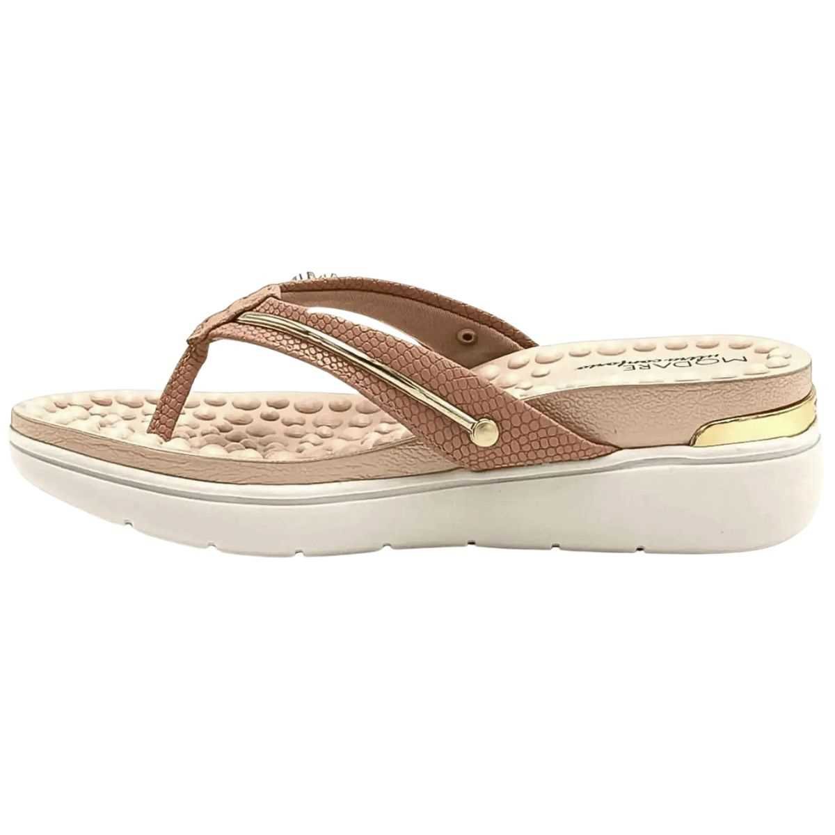 Tamanco Feminino Modare Sandália Ultra Leve Confy 7151.115 Marrom 4