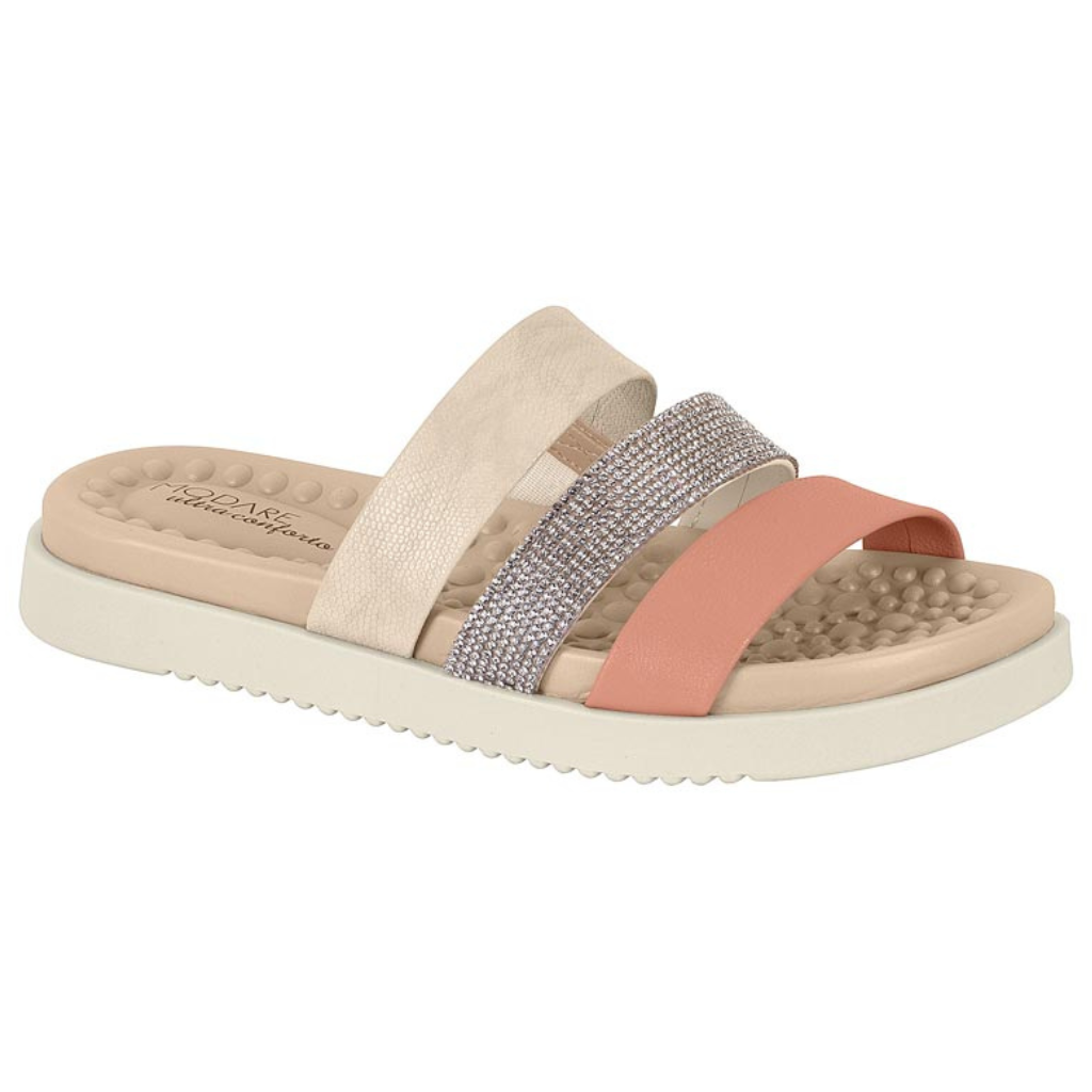 Tamanco Feminino Modare Rasteirinha Strass Leve 7178.109