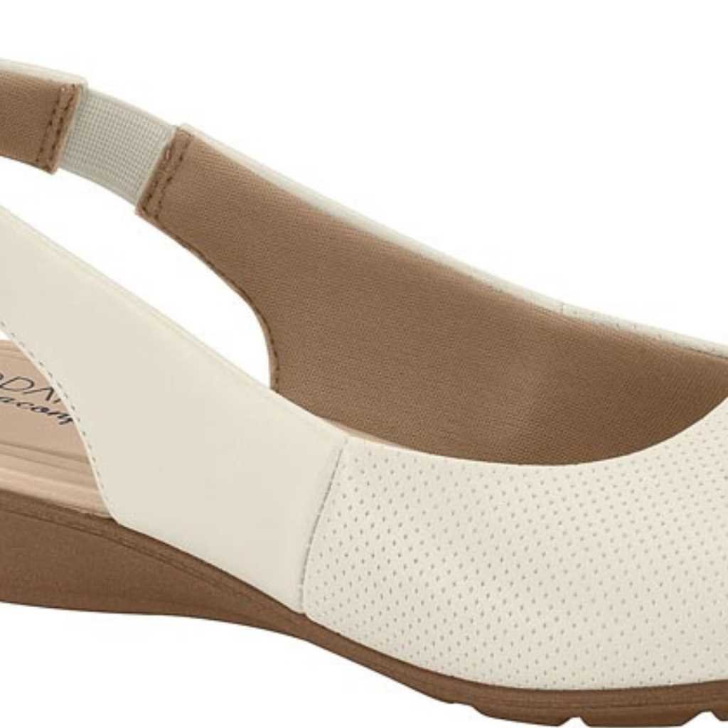 Sandália Anabela Feminino Modare 7127.253 Branco 5