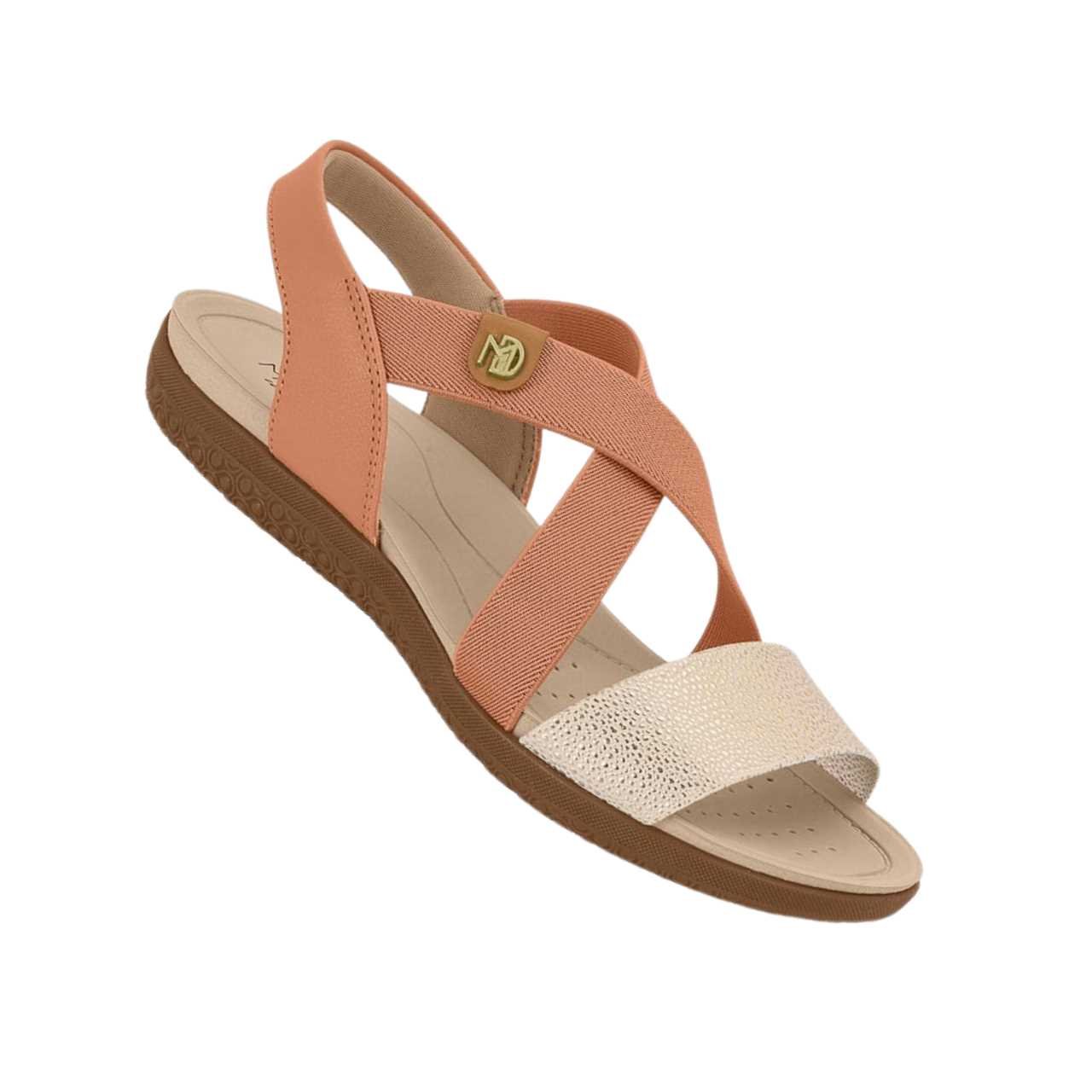 Sandália Feminina Modare Confortável Anatômica Leve 7125.249 Bege 5