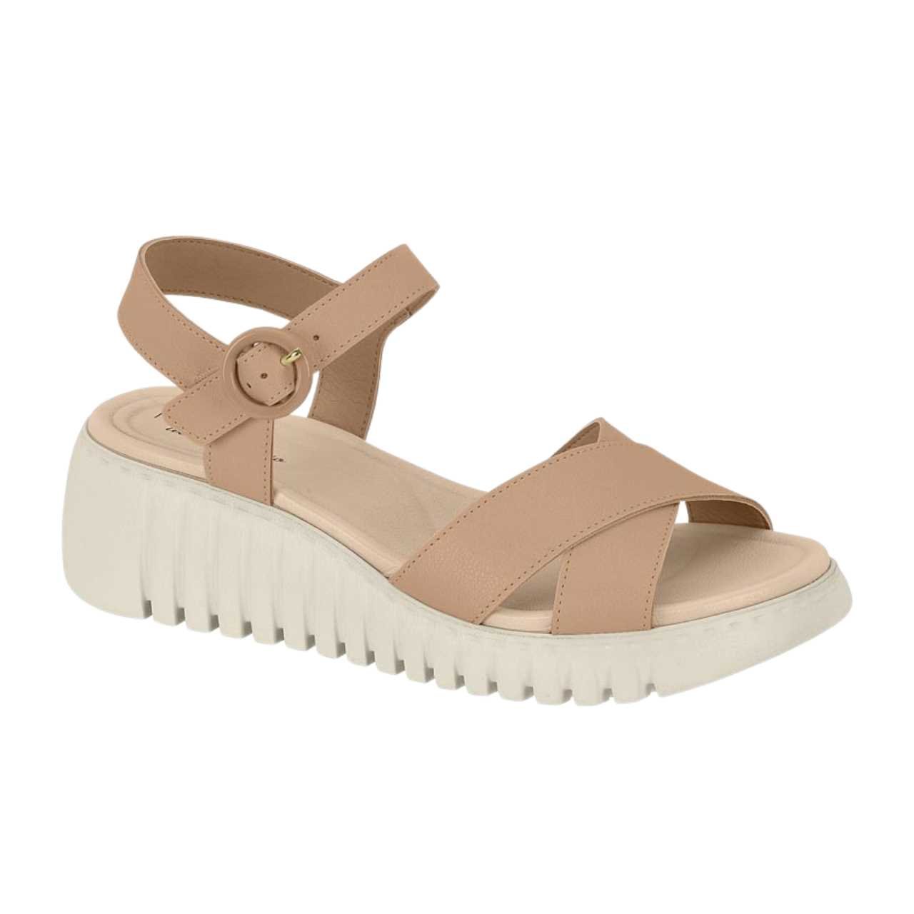 Sandália Modare Feminina Confortável Casual Leve 7197.101 Bege 4
