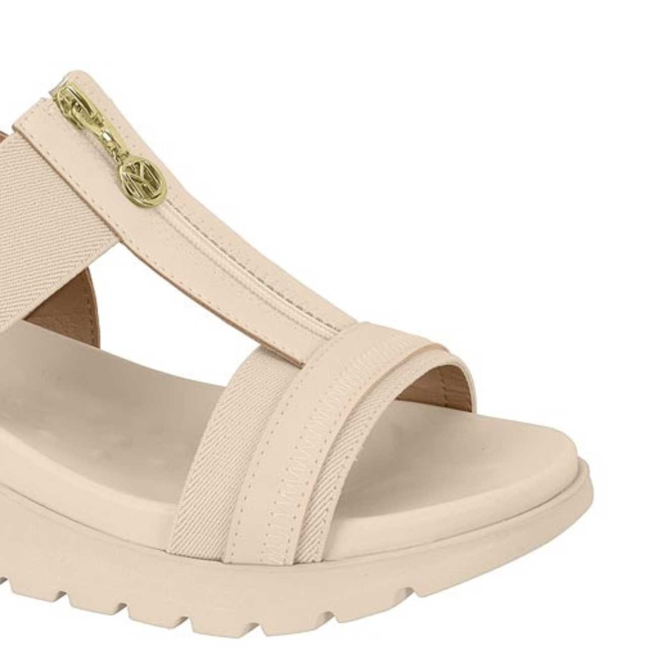 Sandália Feminina Modare Confortável Leve 7198.103 Bege 3