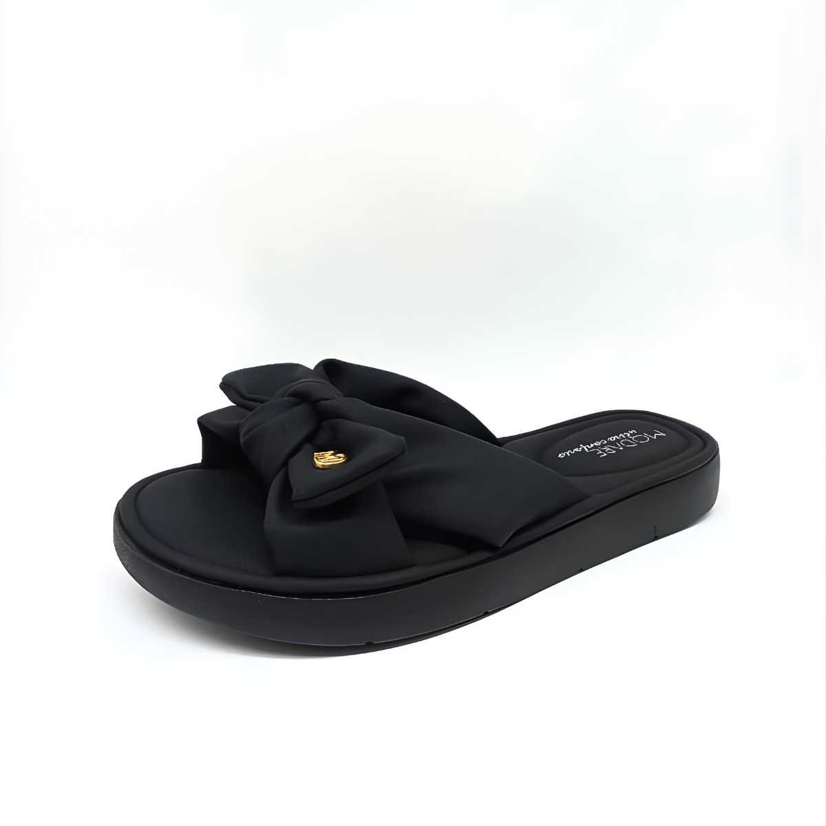 Sandália Feminina Modare Rasteira Flatform Conforto Slide 7208.101 Preto 5
