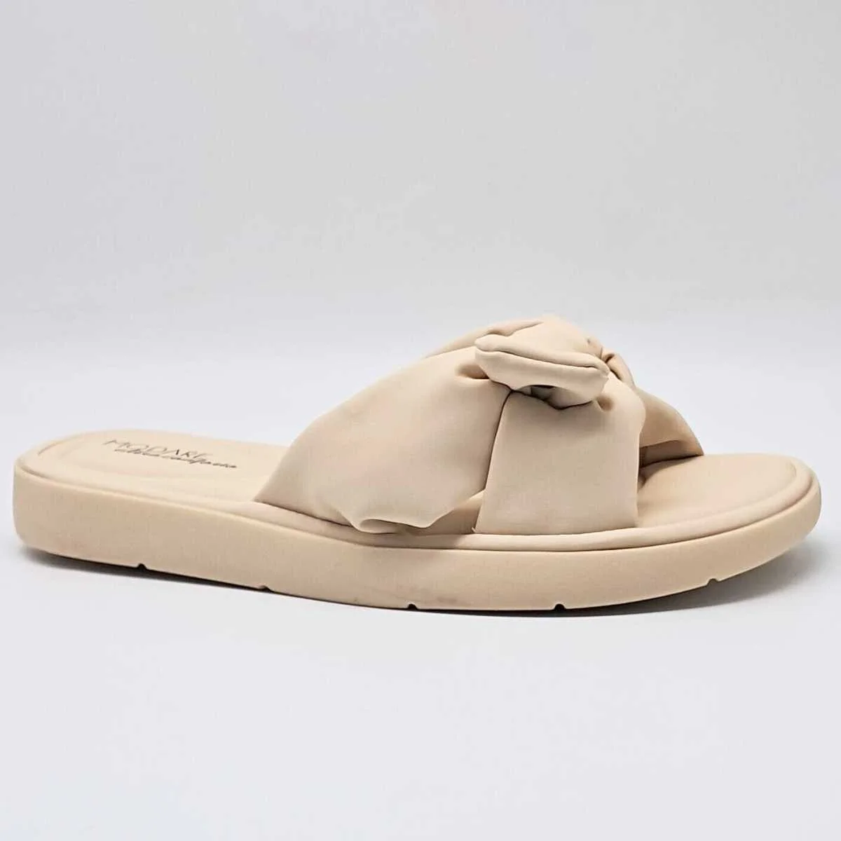 Sandália Feminina Modare Rasteira Flatform Conforto Slide 7208.101 Bege 2