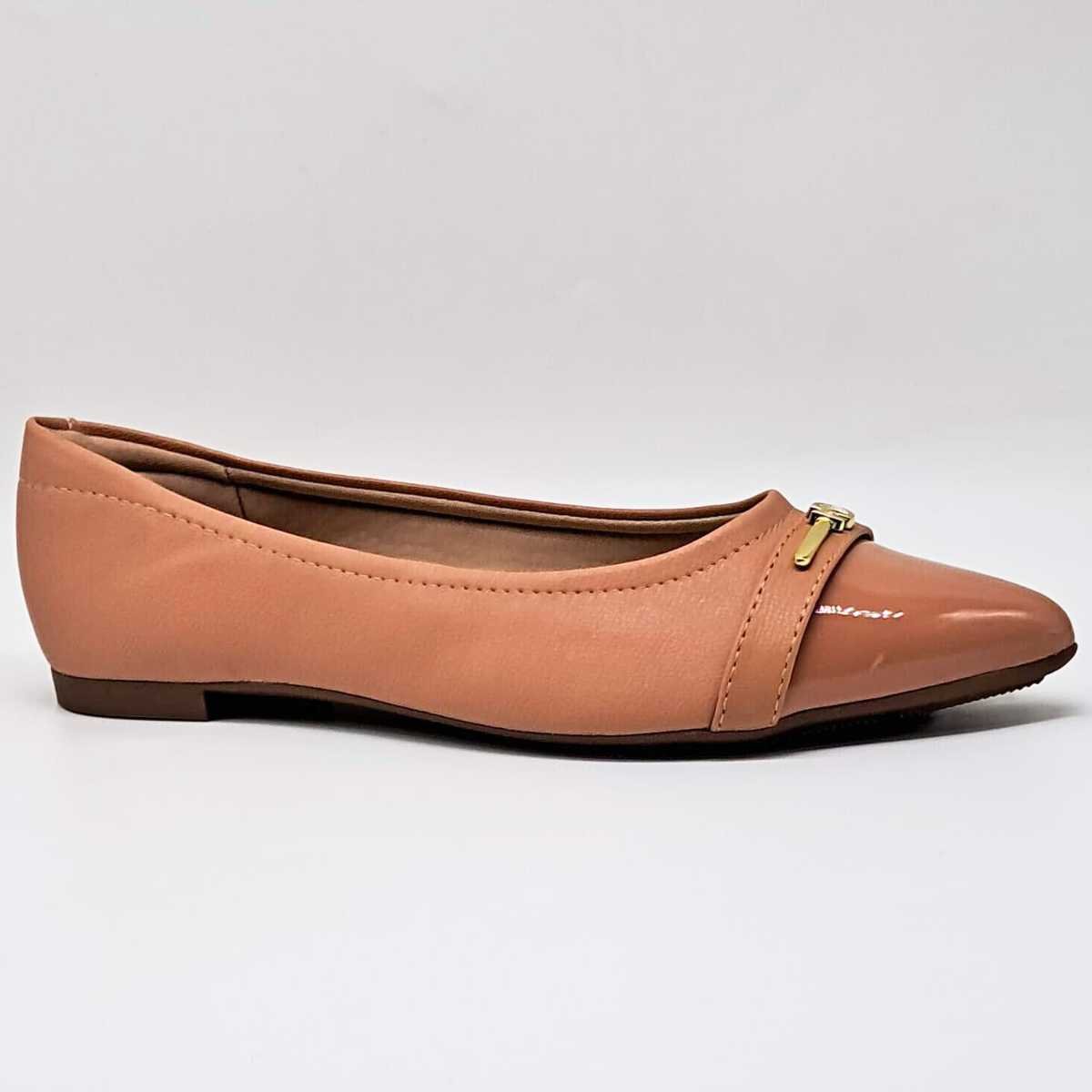 Sapatilha Feminino Modare Ultraconforto Bico Fino 7334.244 Bege 2