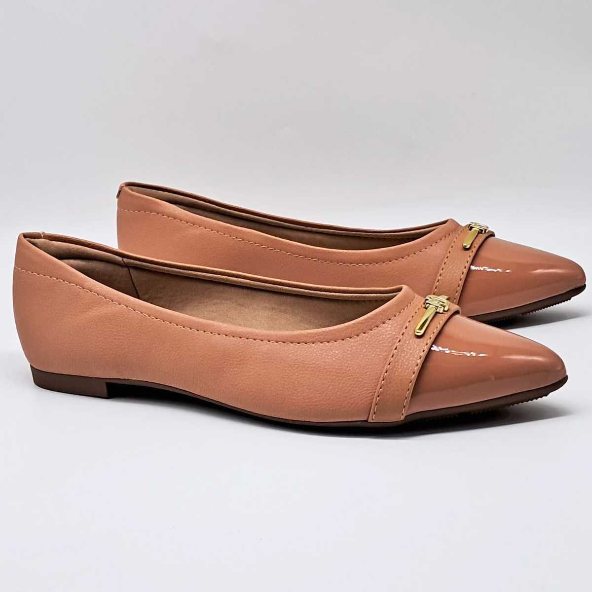 Sapatilha Feminino Modare Ultraconforto Bico Fino 7334.244 Bege 4