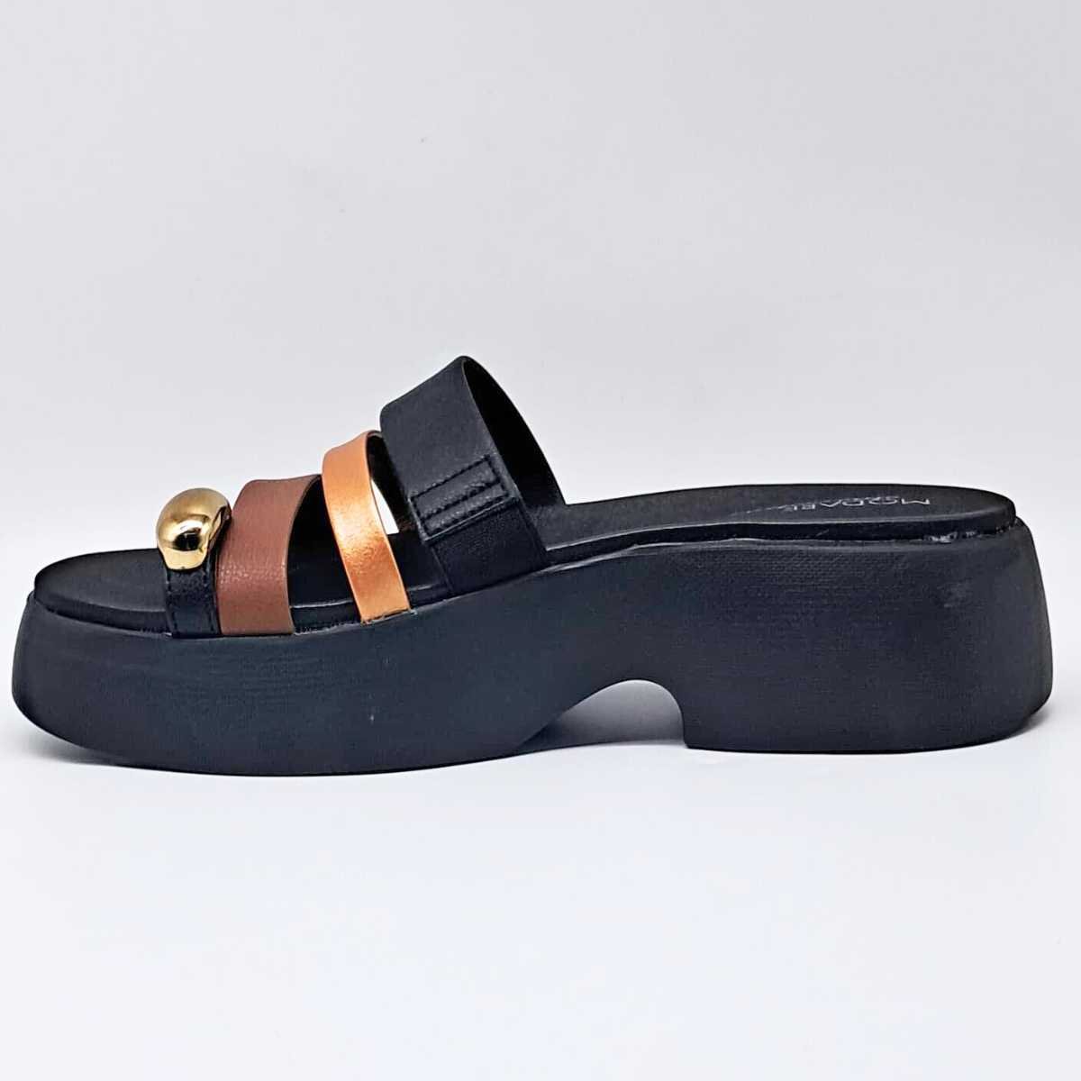 Tamanco Feminino Modare Sandália Calce Fácil Alto 7210.101 Preto 2