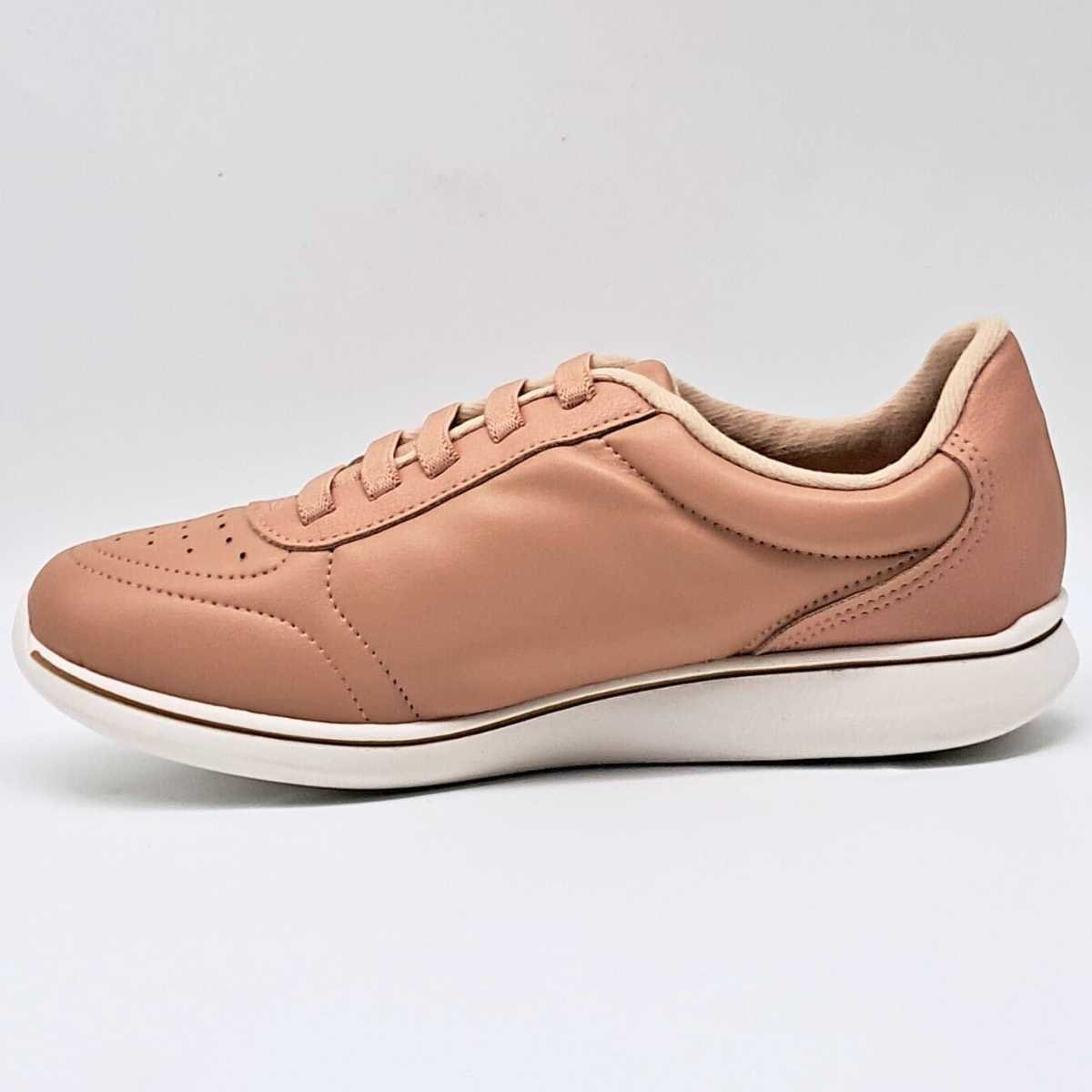 Tênis Feminino Modare Casual Cadarço Elástico Confy 7358.233 Bege 2