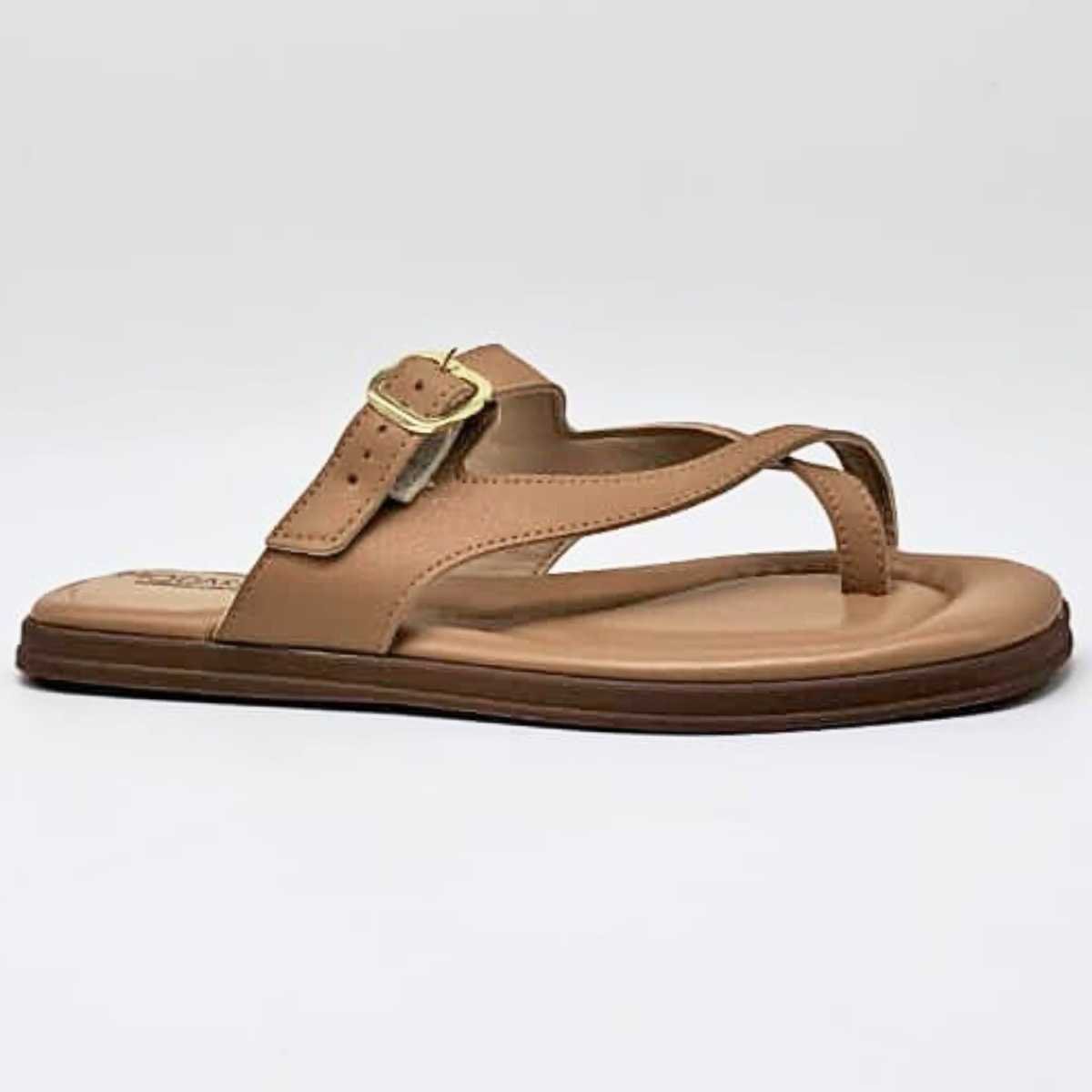 Sandália Feminina Modare Corforto Casual Leve 7212.100 Marrom 1