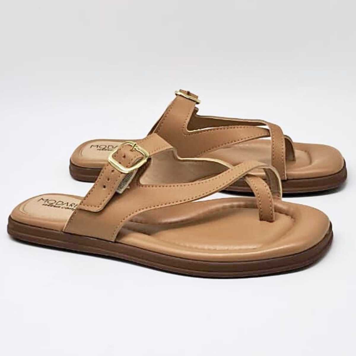 Sandália Feminina Modare Corforto Casual Leve 7212.100 Marrom 3