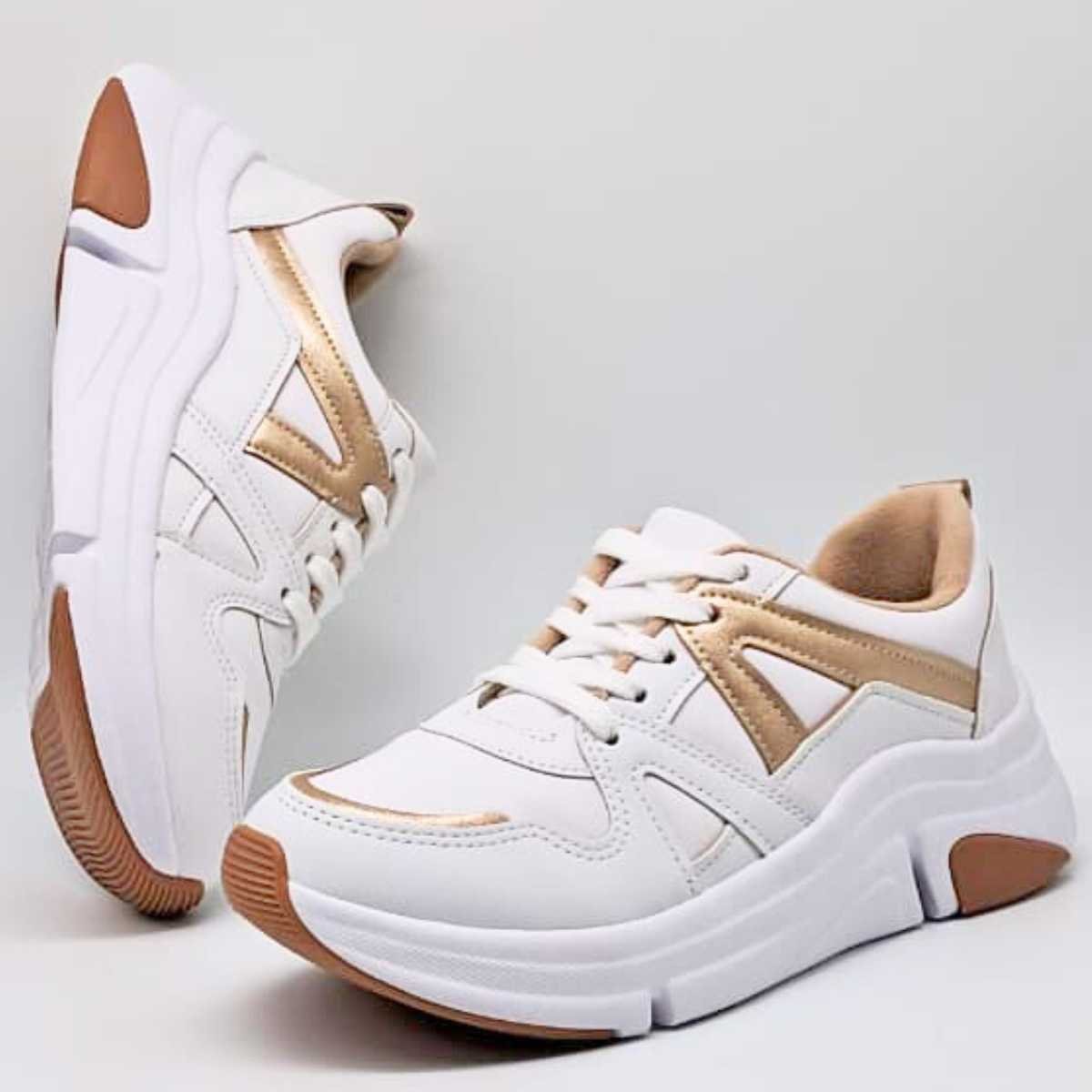 Tênis Feminino Modare Jogging Estilo Confy Casual 7401.102 Branco 5