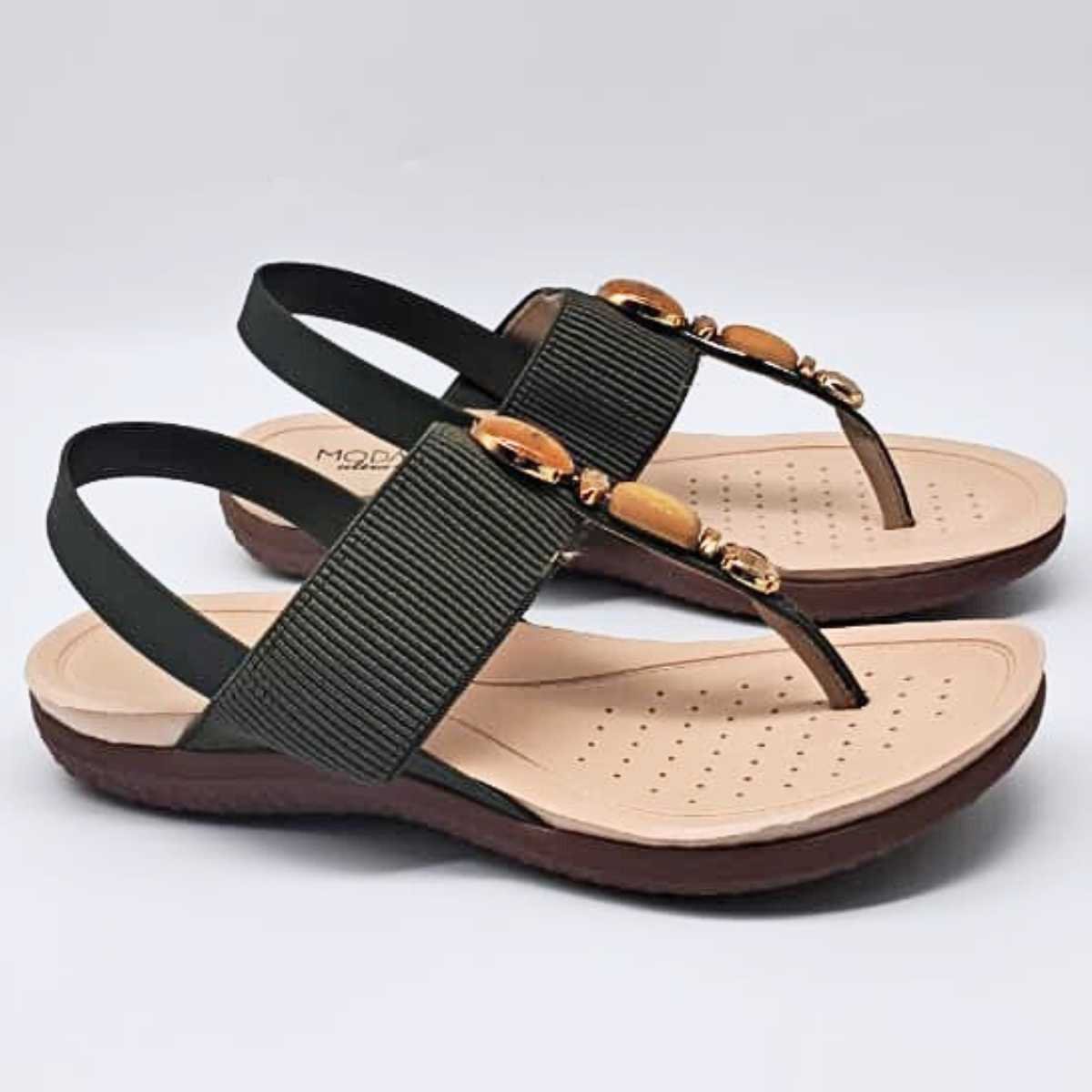 Sandália Feminina Modare Calce Fácil Estilo Conforto 7125.247 Verde 3