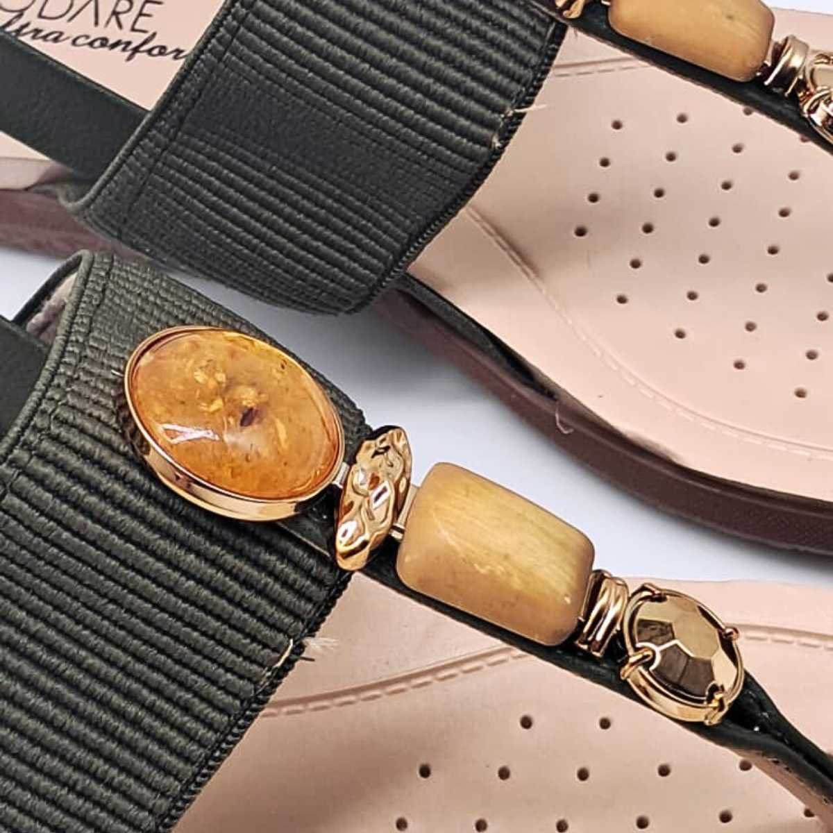 Sandália Feminina Modare Calce Fácil Estilo Conforto 7125.247 Verde 5