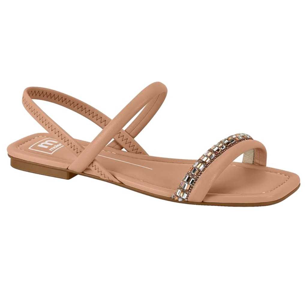 Sandália Feminina Moleca Rasteira Elastico 2 Tiras 5462.111