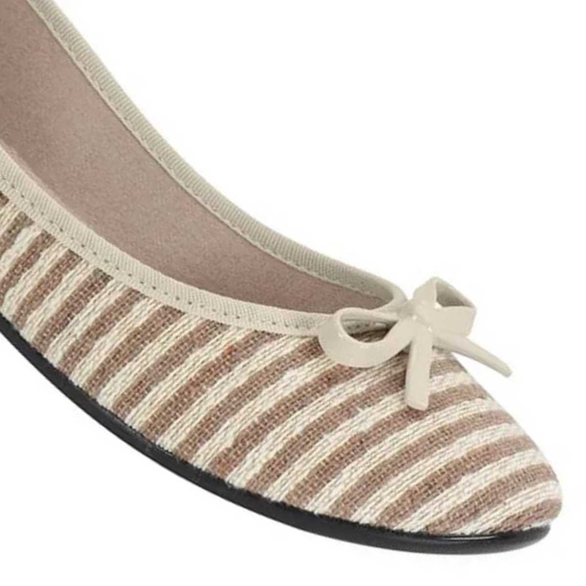 Sapatilha Feminina Moleca Laço Confy Leve Casual 5726.115 Bege 3