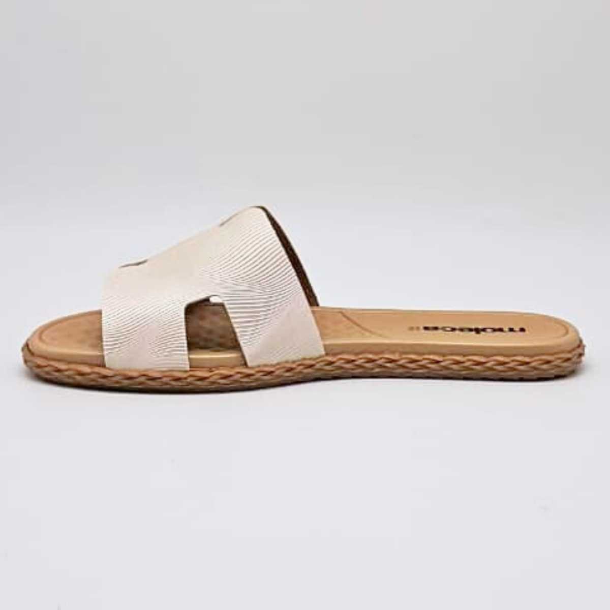 Sandália Feminina Moleca Rasteirinha Leve Casual 5452.253 Branco 2