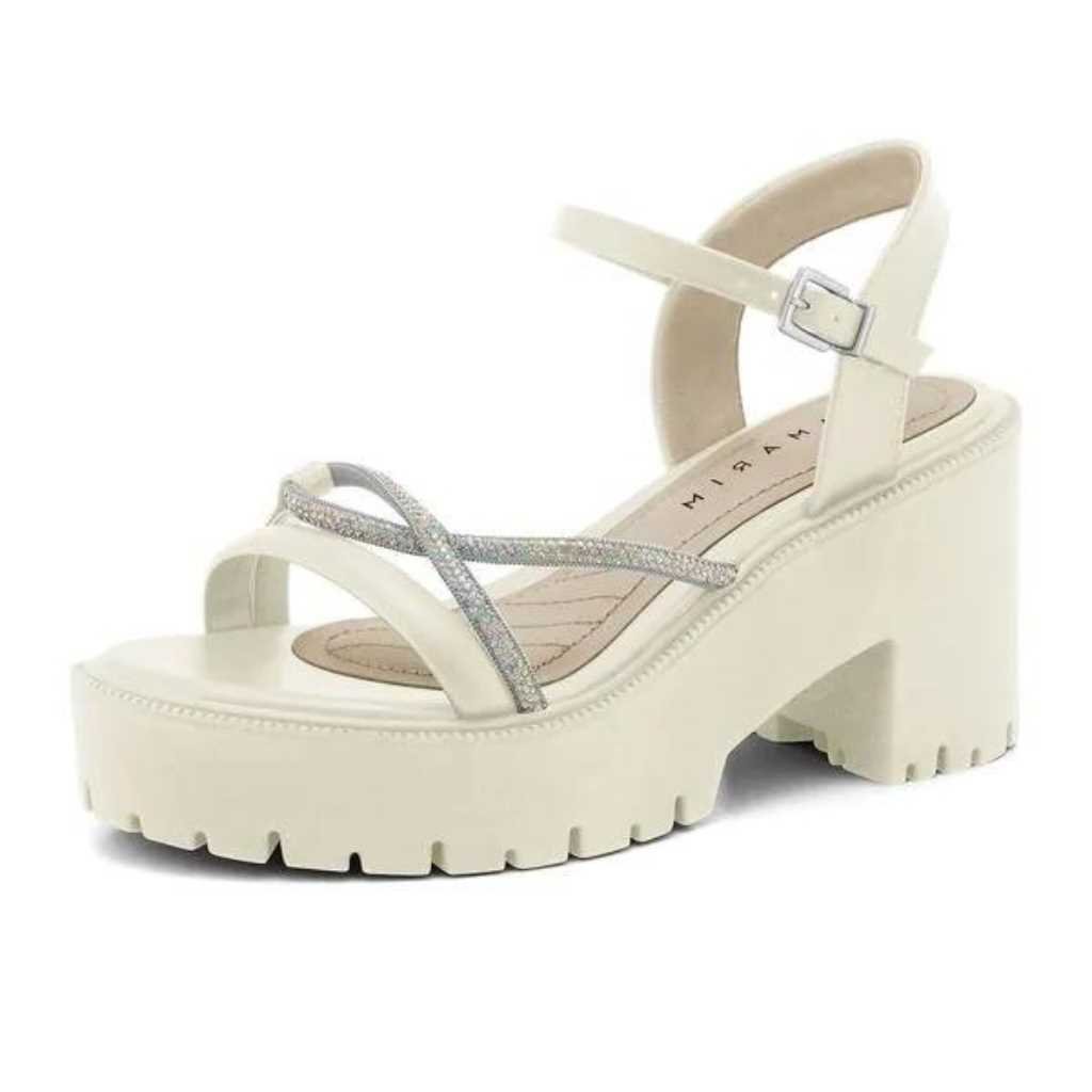 Sandália Ramarim Sola Tratorada Feminino 24-54202 Branco 5