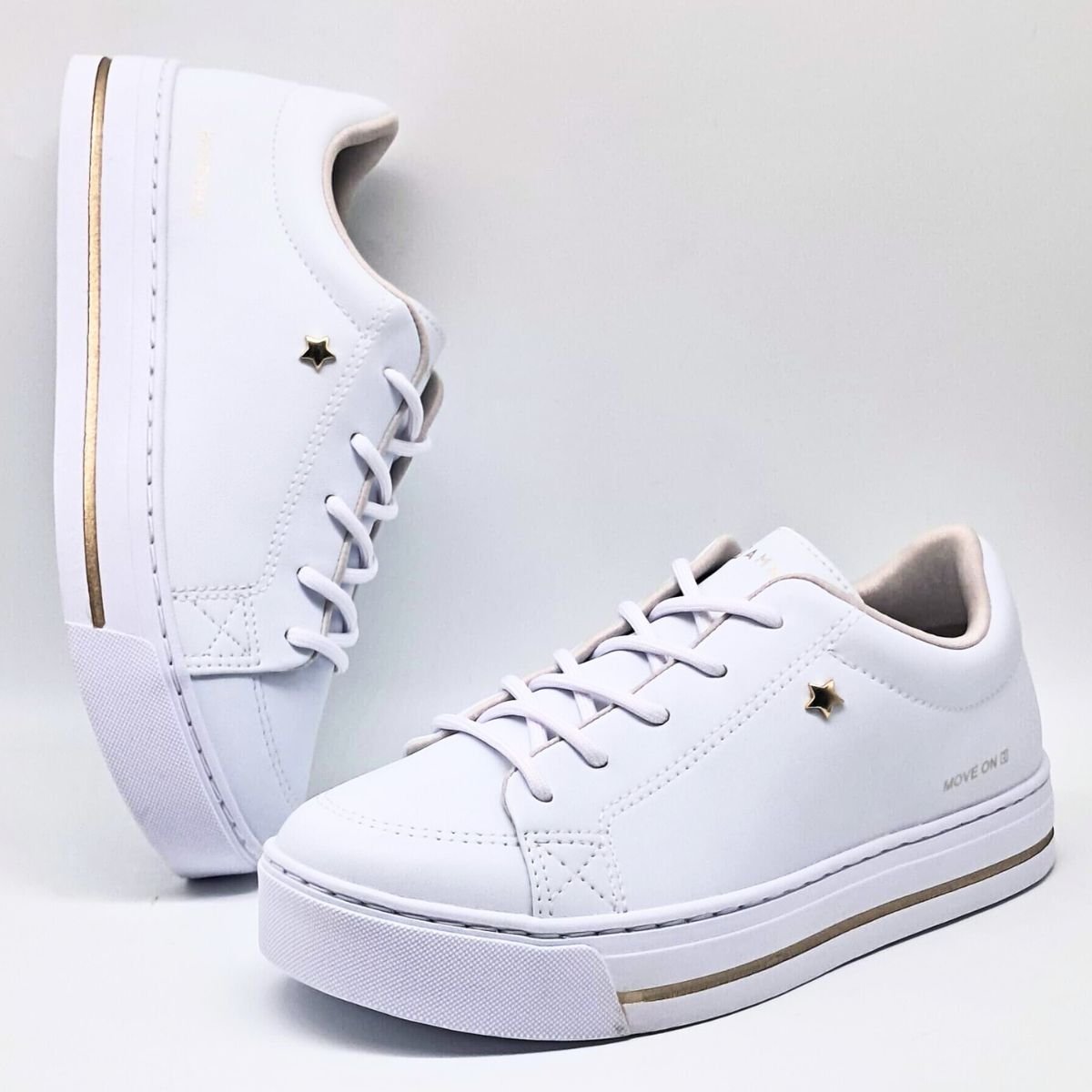 Tênis Ramarim Casual Coração Feminino 24-93205 Branco 5