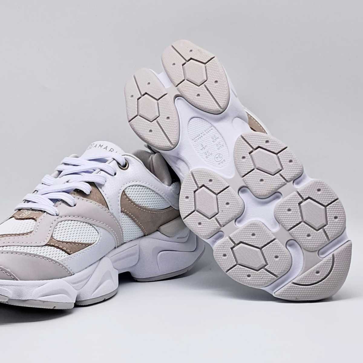 Tênis Feminino Ramarim New Jogging Estilo Confy 25-90101 Gelo 6