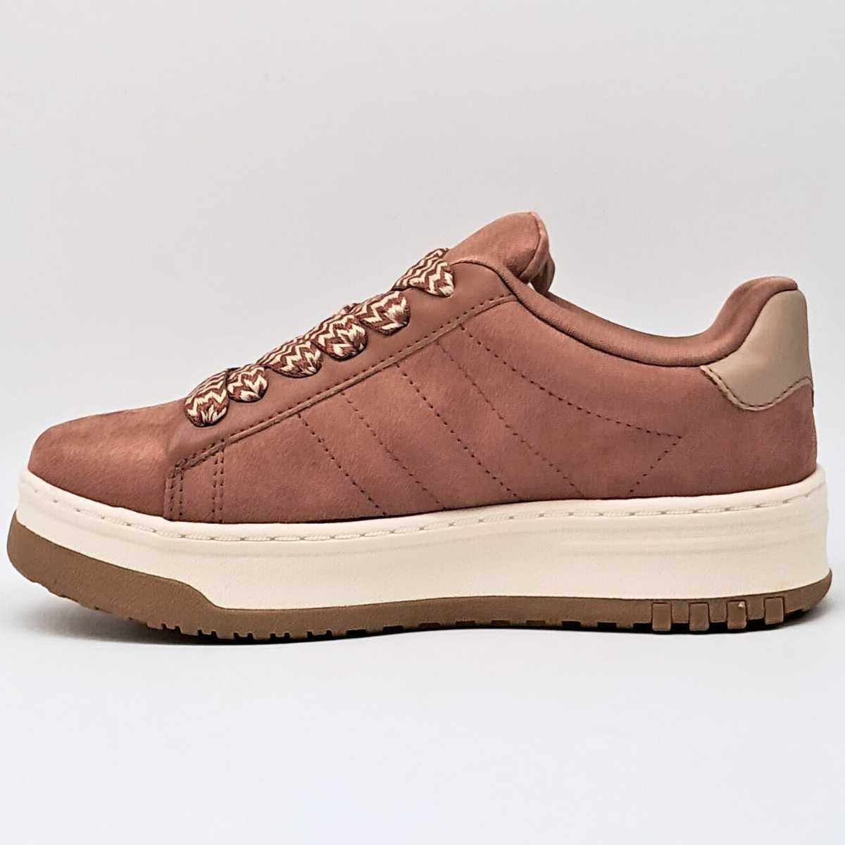 Tênis Feminino Ramarim Casual Conforto Estilo 25-99201 Marrom 2