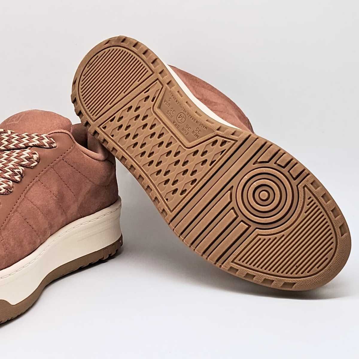 Tênis Feminino Ramarim Casual Conforto Estilo 25-99201 Marrom 7