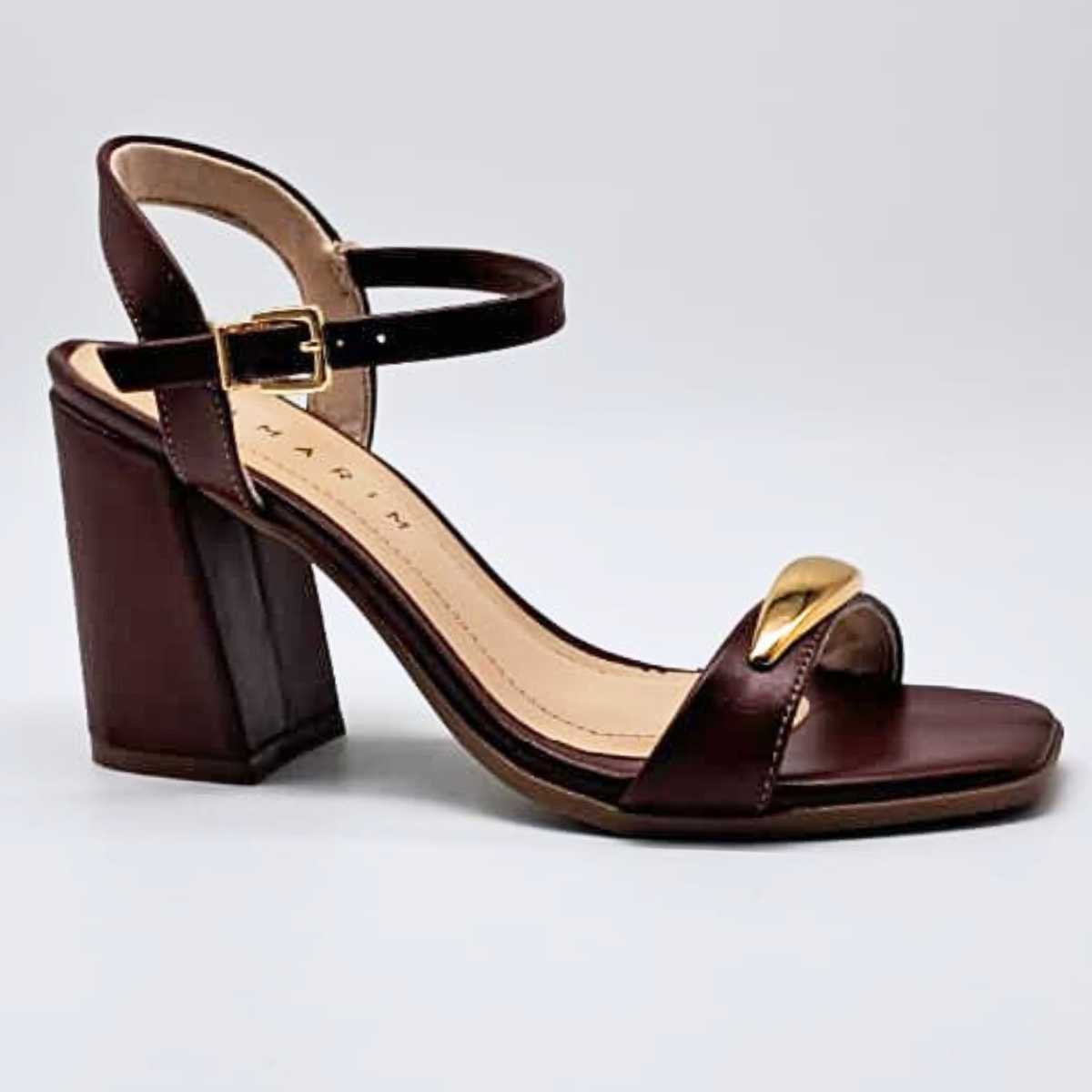 Sandália Feminina Ramarim Salto Médio Elegante 25-41202