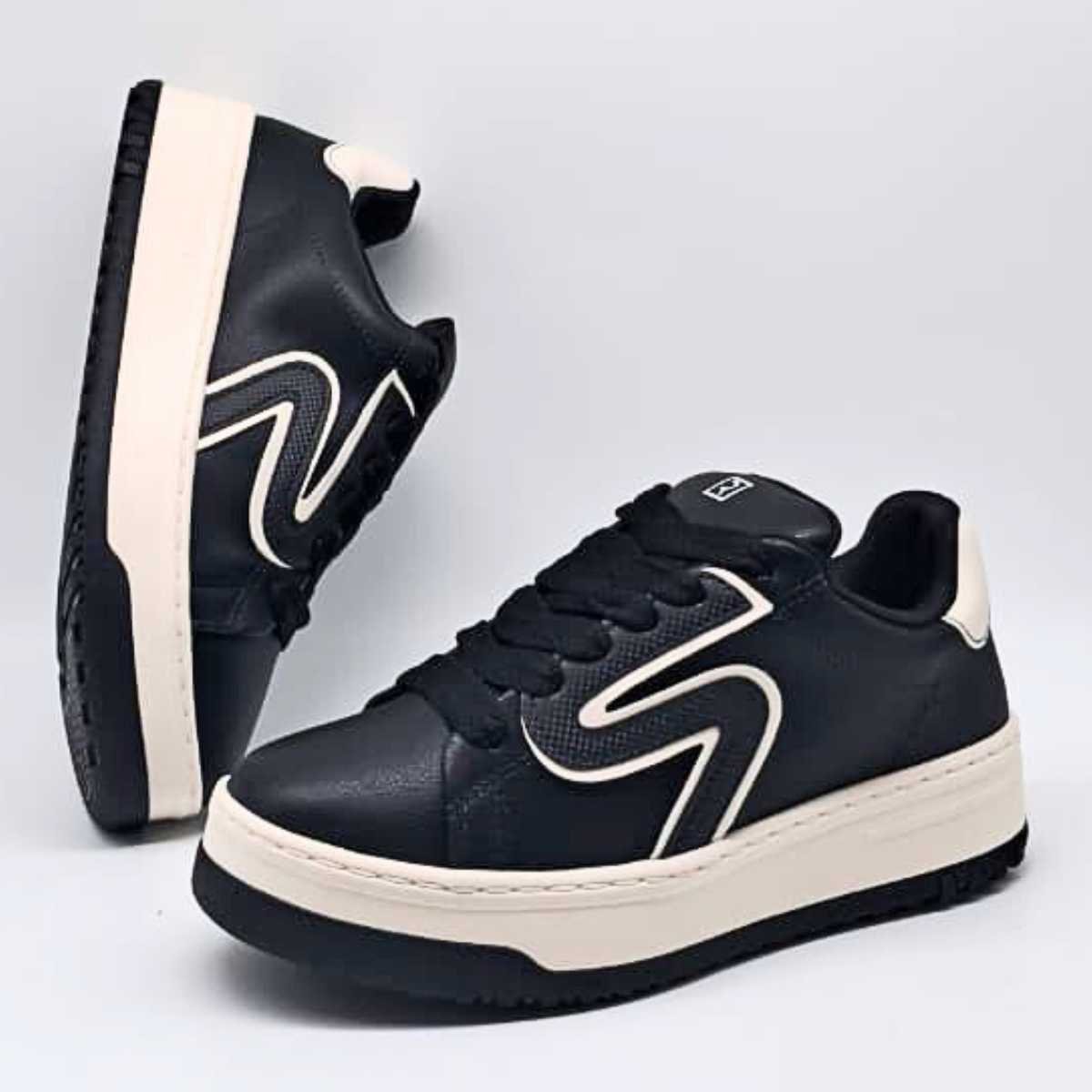 Tênis Feminino Ramarim Street Corforto Estilo 25-99202 Preto 3