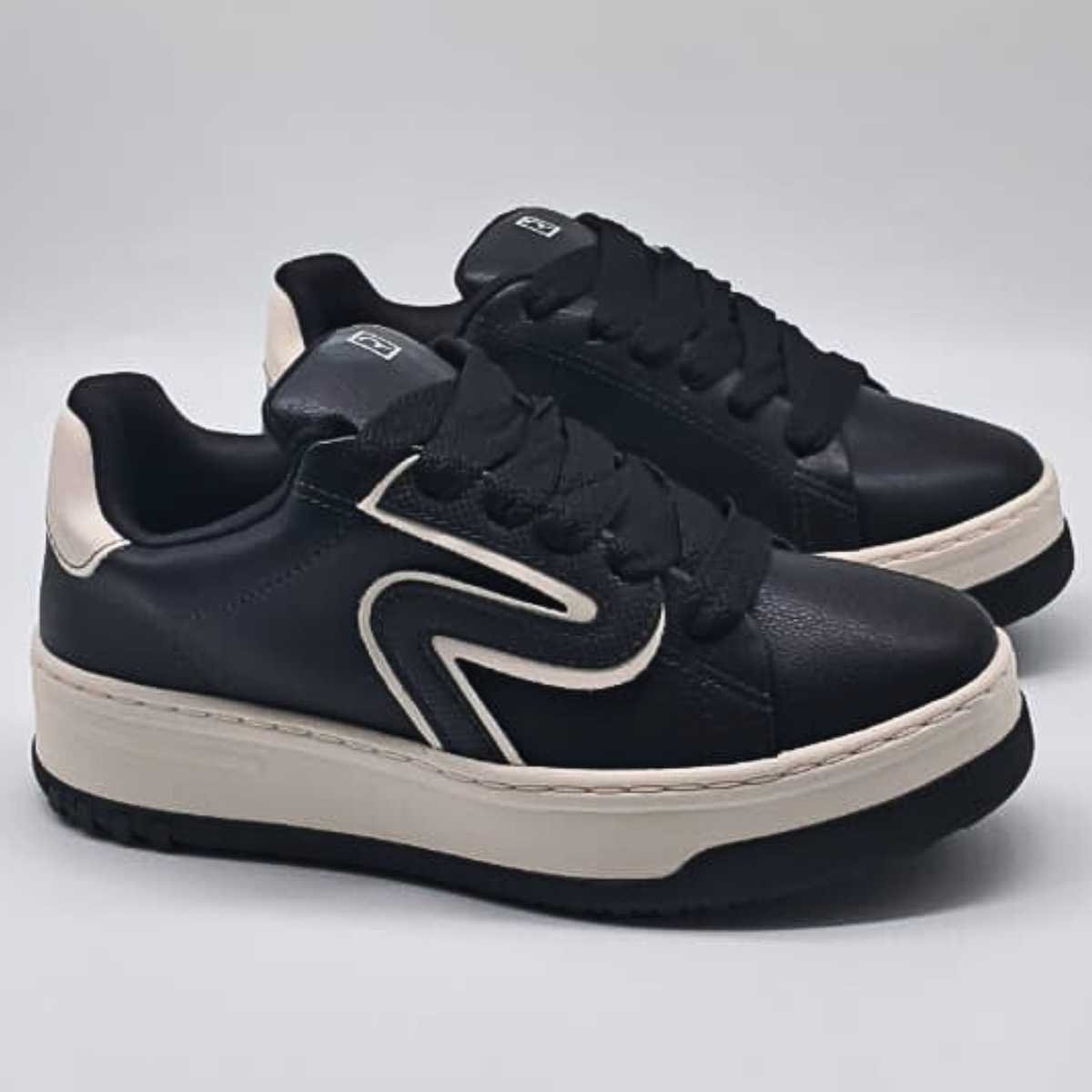 Tênis Feminino Ramarim Street Corforto Estilo 25-99202 Preto 5