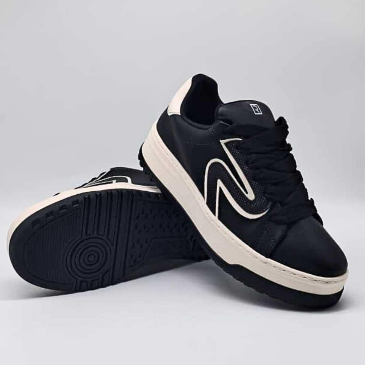 Tênis Feminino Ramarim Street Corforto Estilo 25-99202 Preto 7