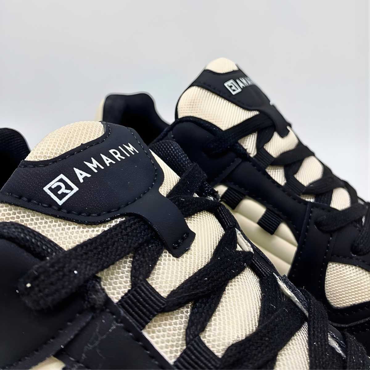 Tênis Feminino Ramarim Estilo Conforto Street Leve 25-89236 Off White/Preto 5