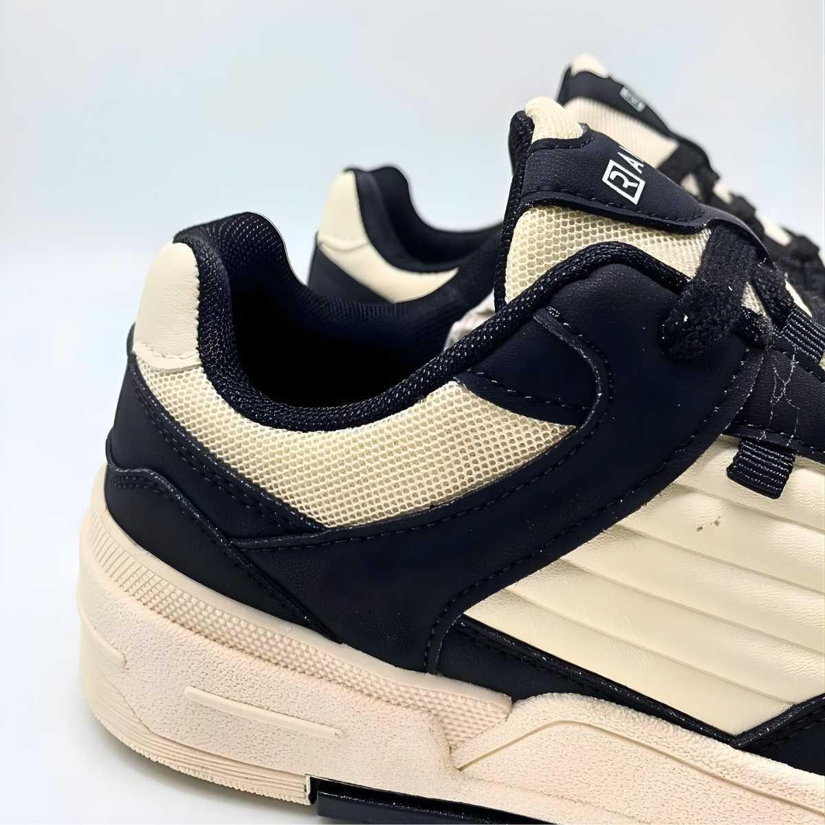 Tênis Feminino Ramarim Estilo Conforto Street Leve 25-89236 Off White/Preto 6
