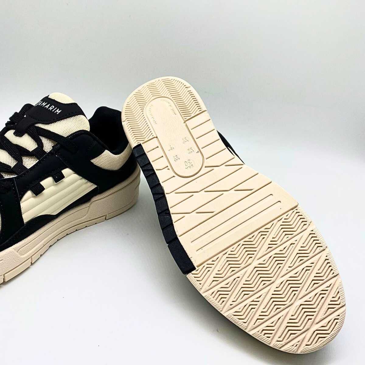 Tênis Feminino Ramarim Estilo Conforto Street Leve 25-89236 Off White/Preto 8