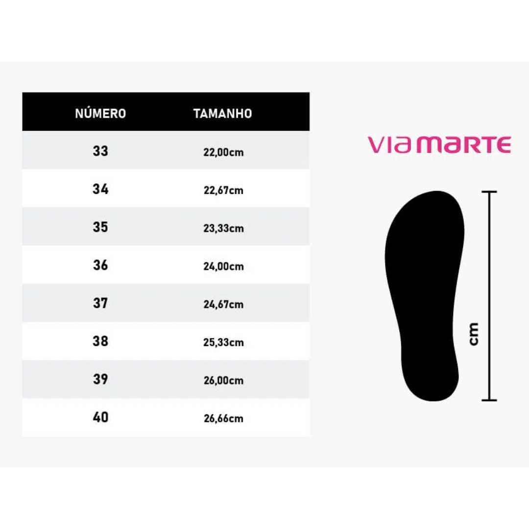 Tênis Feminino Via Marte Casual Sola Alta Conforto 065-001 Preto 9