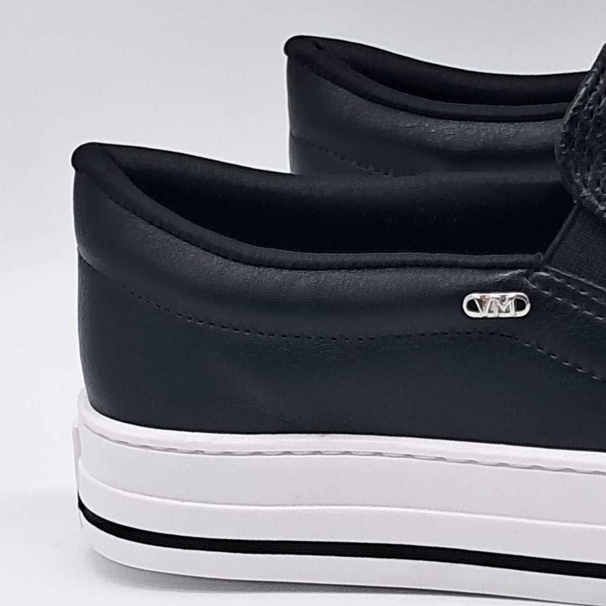 Tênis Feminino Via Marte Slip On Casual Confy Estilo 027-027 Preto 5
