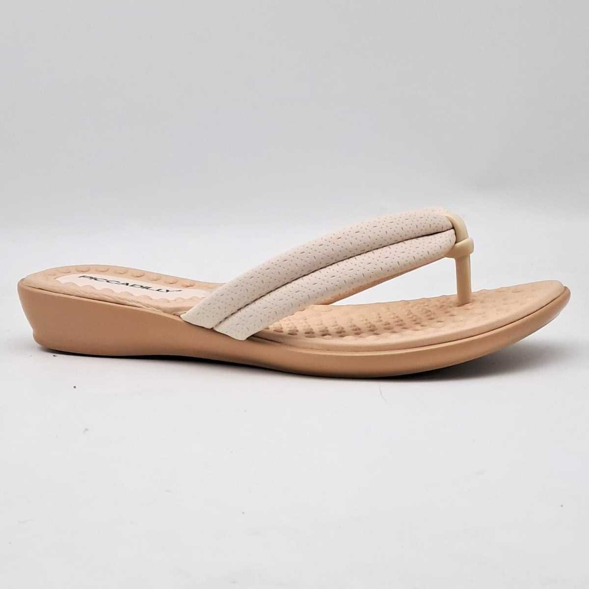 Sandália Feminina Piccadilly Chinelo Anabela Conforto 500324
