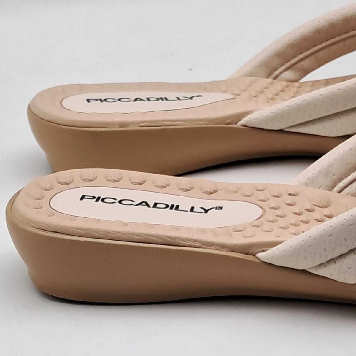 Sandália Feminina Piccadilly Chinelo Anabela Conforto 500324 Off White 5