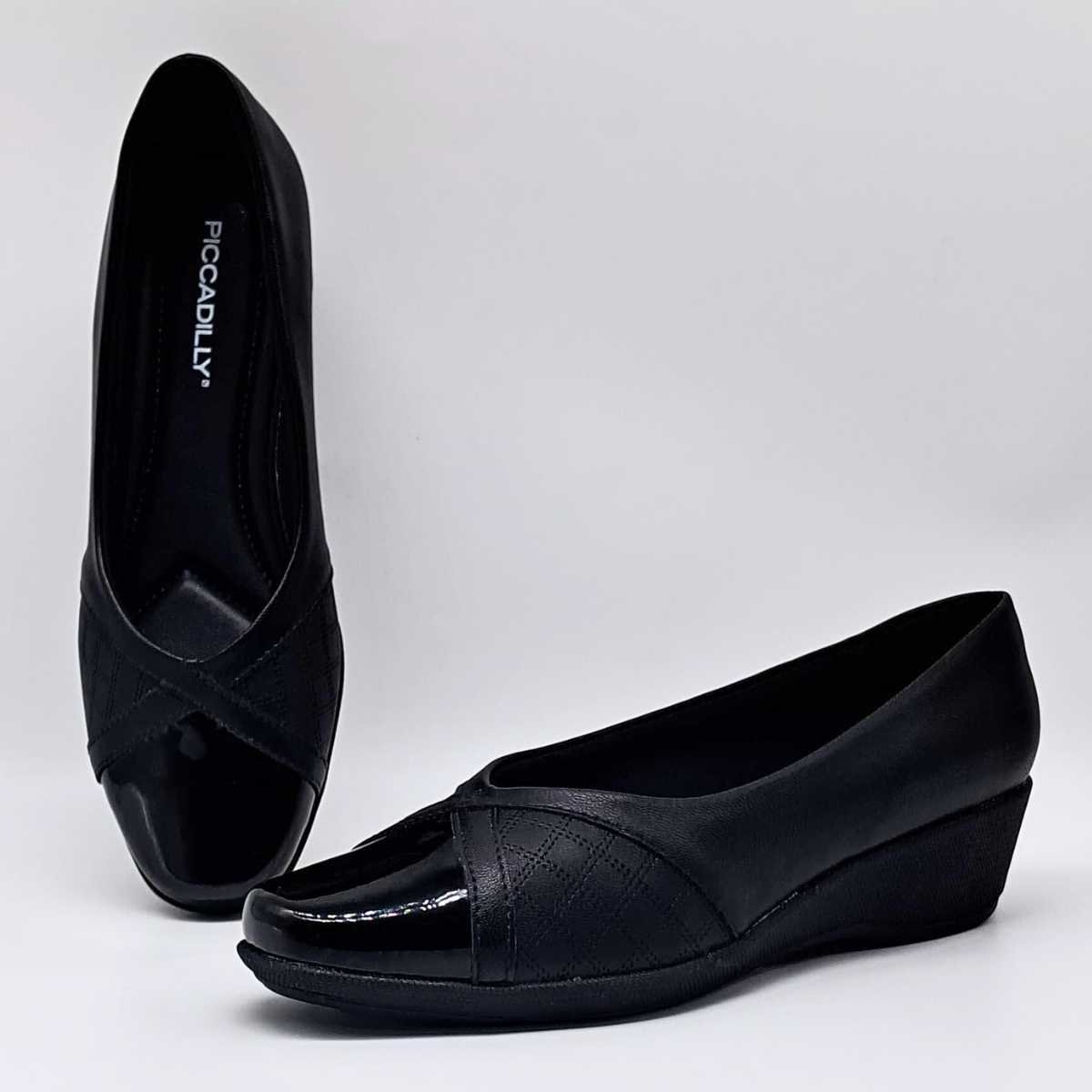 Sapatilha Feminino Piccadilly Anabela Casual Social 143243 Preto 4