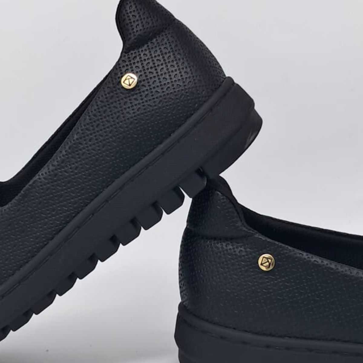 Tênis Feminino Piccadilly Slip On Calce Fácil Confy 937001 Preto 5