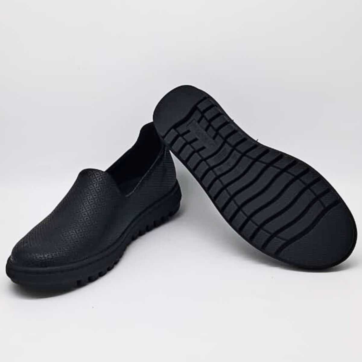 Tênis Feminino Piccadilly Slip On Calce Fácil Confy 937001 Preto 9