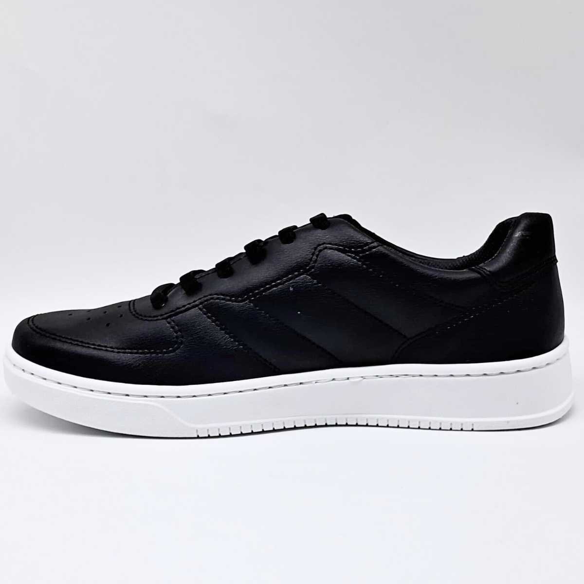 Sapatênis Masculino Pegada Conforto Estilo Casual 171902 Preto 2