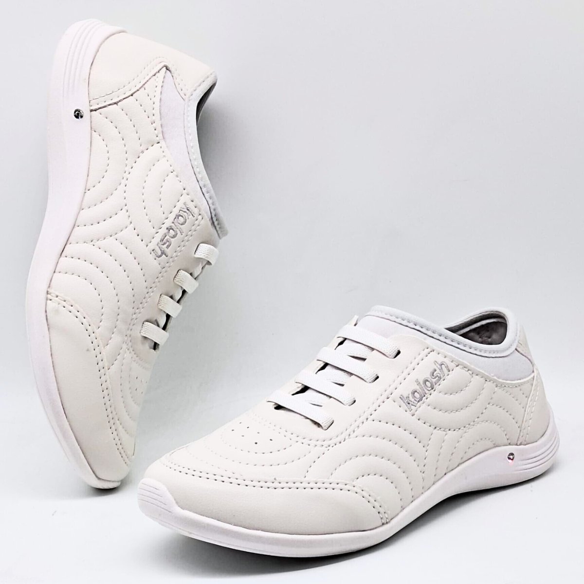 Tênis Feminino Kolosh Casual Calce Facil Estilo Conforto C3183 Branco 9