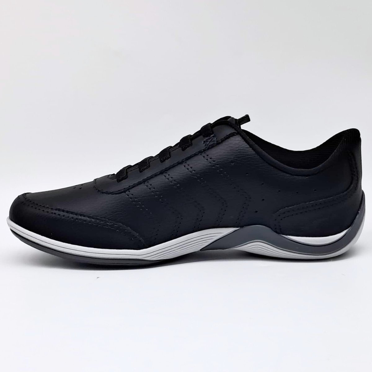 Tênis Casual Zíper Calce Fácil Feminino Kolosh C3670 Preto 3