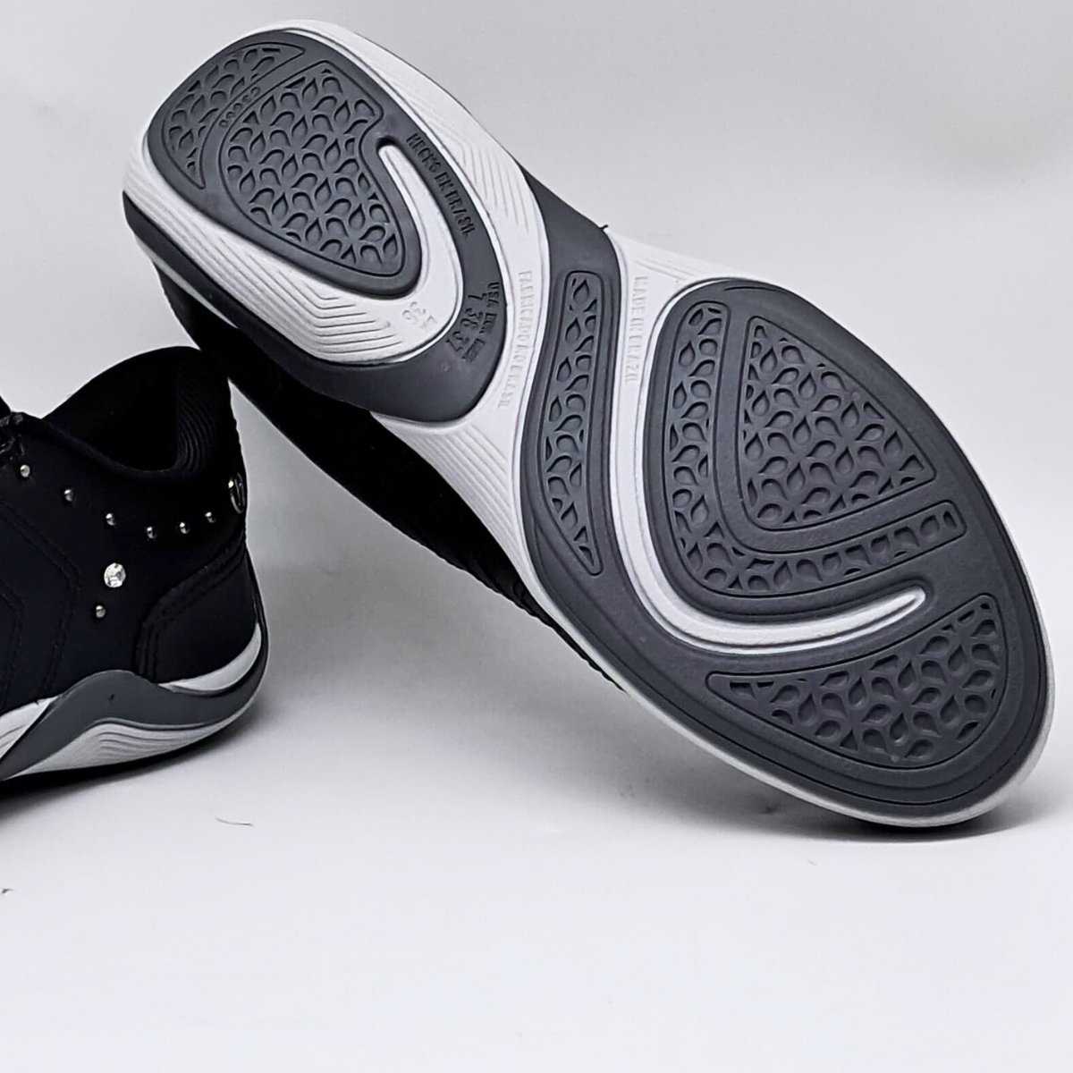 Tênis Casual Zíper Calce Fácil Feminino Kolosh C3670 Preto 7