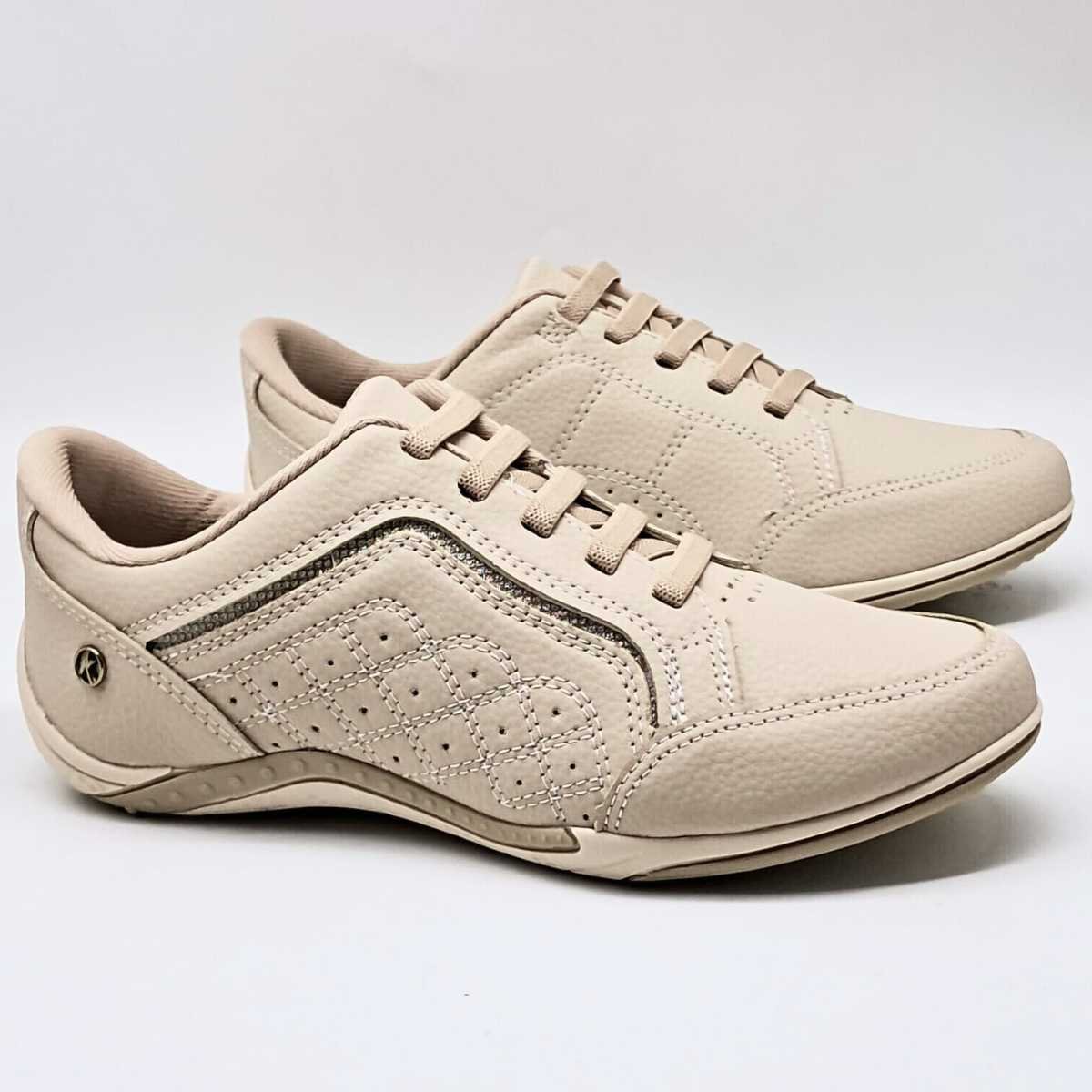 Tênis Feminino Kolosh Casual Conforto Elástico C1299a Bege 5