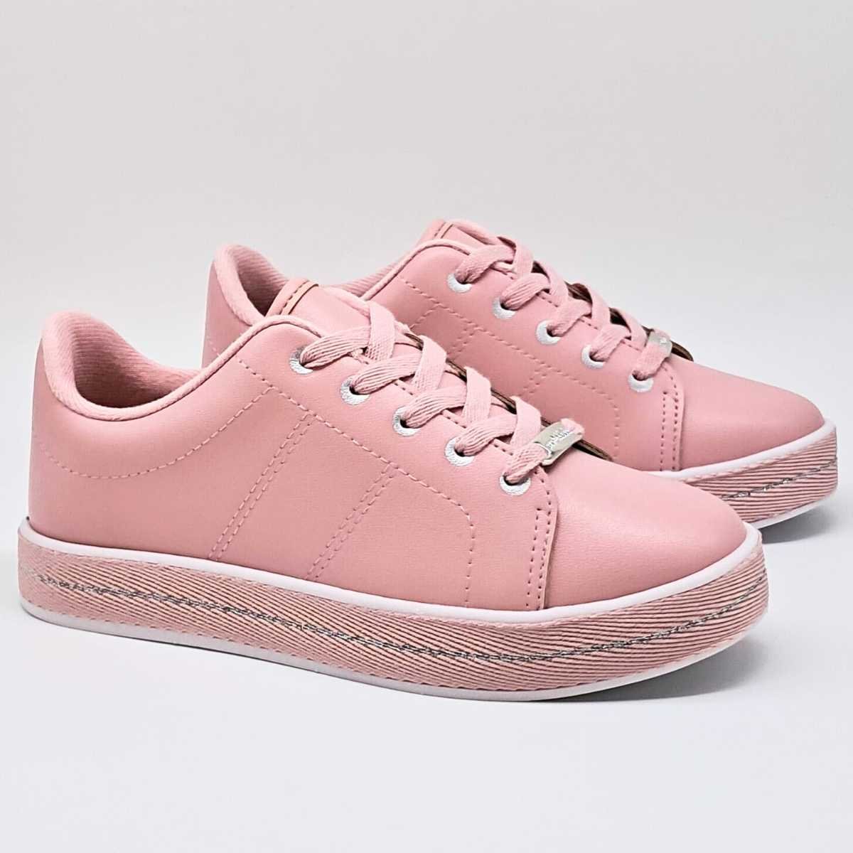 Tênis Infantil Molekinha Meninas Casual Multi Color 2520.320 Rosa 3