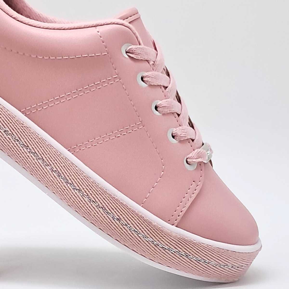 Tênis Infantil Molekinha Meninas Casual Multi Color 2520.320 Rosa 5