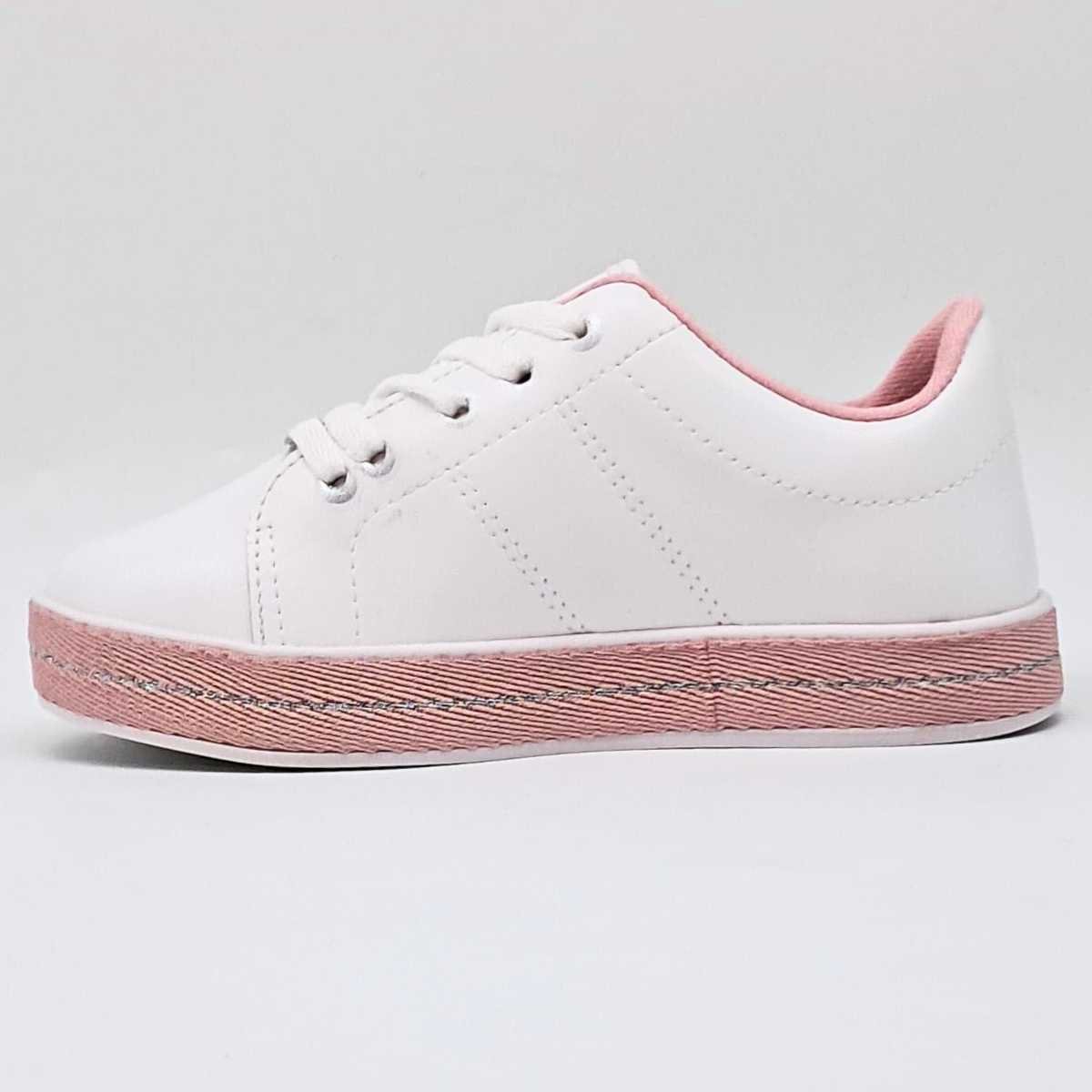 Tênis Infantil Molekinha Meninas Casual Multi Color 2520.320 Branco 2